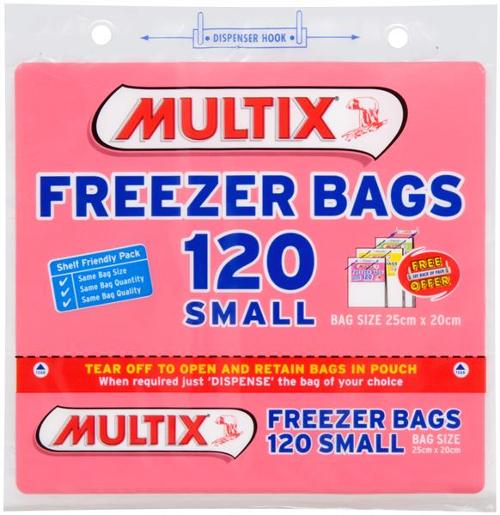 TEAROFF SMALL FREEZER BAGS 120S