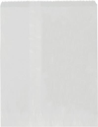NO8 WHITE FLAT PAPER BAG (PB-WF08) 500S