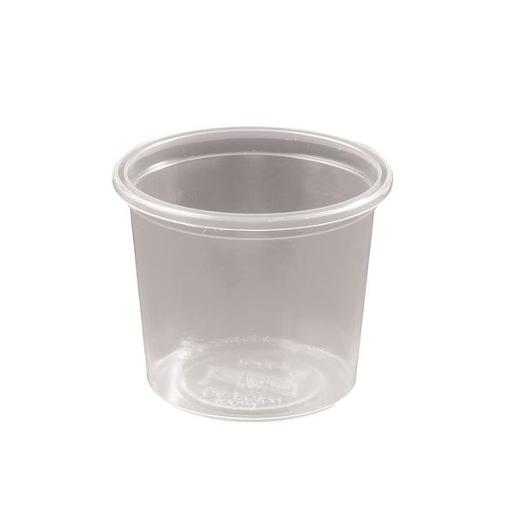 CONTAINER CLEAR ROUND 50X (CA-FC150) 150ML