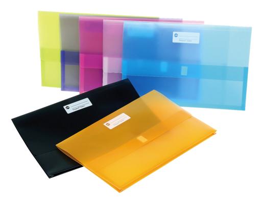 POLYPICK DOCUMENT WALLET ASSORTED 1PK