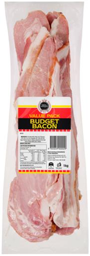 BUDGET BACON 1KG