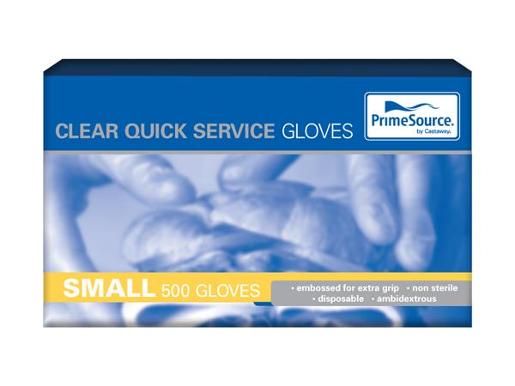 SMALL CLEAR GLOVES (PS-QSG-SML) 500S
